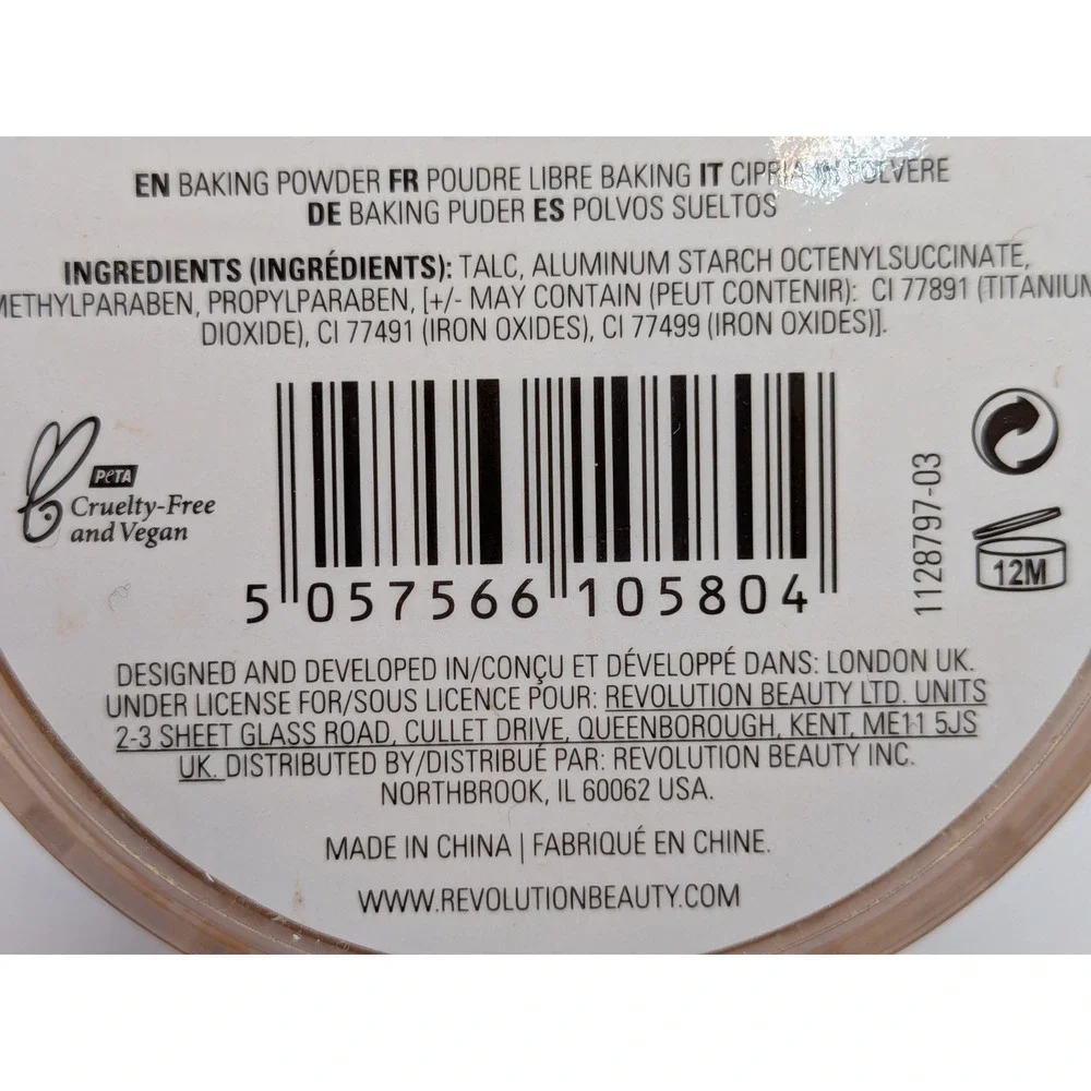 Makeup Obsession Pure Bake Baking Powder Topaz 8g Loose Setting Powder 2 Pack
